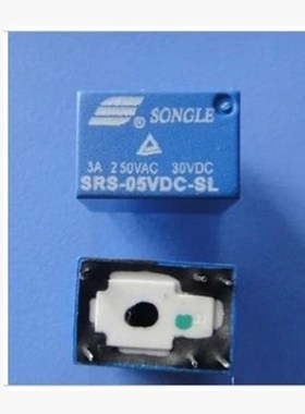蓝色 4100 SRS-05VDC-SL 松乐 3A 250VAC 信号继电器 5V 6脚