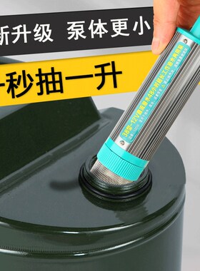 电动抽油泵小型12v柴油加油机油抽子24v220伏通用自吸抽水泵神器