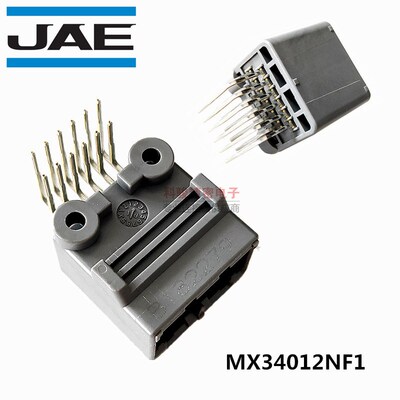 JAE日本原装进口 MX34012NF1 汽车连接器12P弯针插座2024+现货