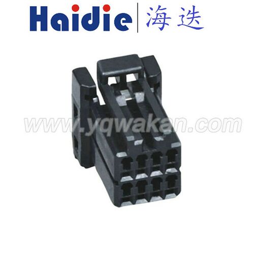 CRV-8P黑公壳适用于汽车改装后视镜车灯连接器接插件DJ7082S-1-11
