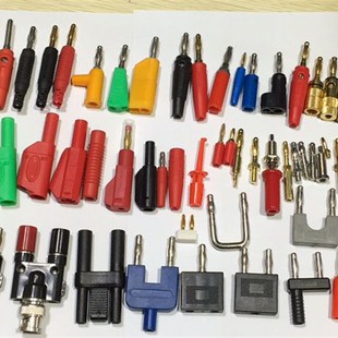 灯笼型十字形香蕉插头banana插座接线柱免焊电源实验连接测试插头