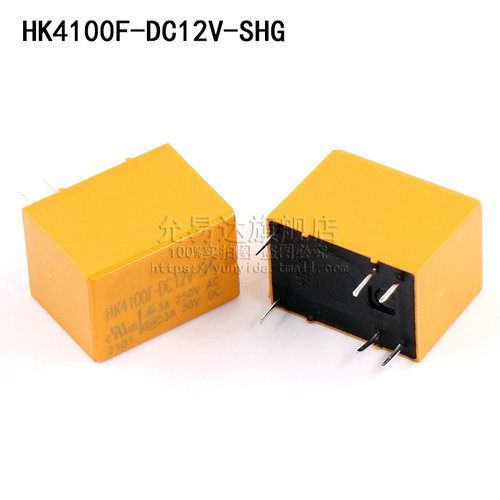HK4101F继电器HK4100F-DC12V-SHG DC 3V 5V 12V 24V-SHG 6脚3A