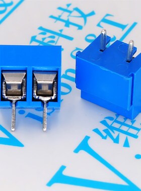 KF-301 十字 蓝色 KF301-2P 3P 5.0MM PCB接线端子12A 300V可拼接