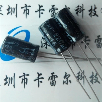 铝电解电容16V220UF  6*11 JXCO品牌 1000个=32元 实物拍摄