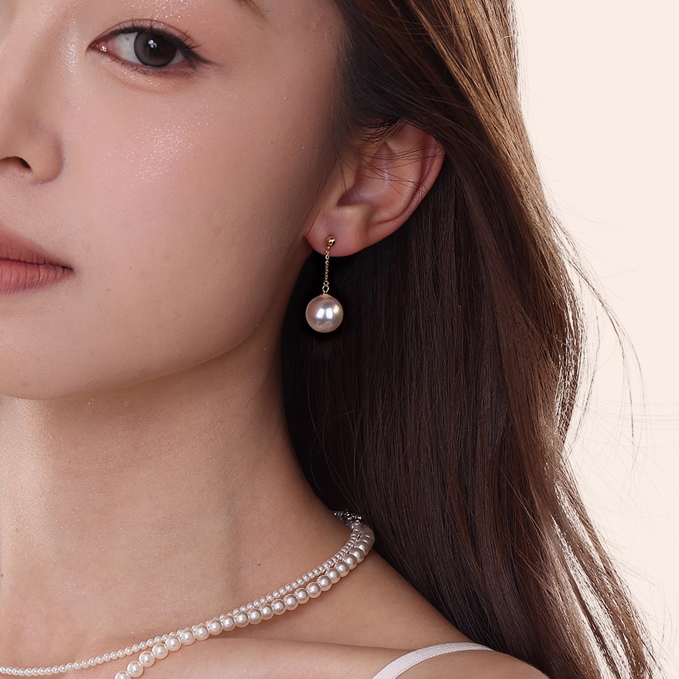 赵露思同款珍珠耳环精致时尚