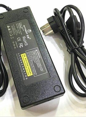 适用巨鲨JUSHA-C26液晶显示器电源适配器24VDC=4.8A 5A三针电源线