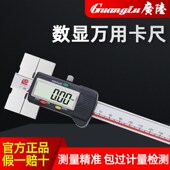 300多种测头变换卡尺现货 广陆多功能万用数显卡尺0 200