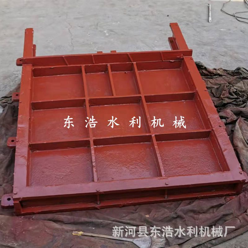 铸铁闸门厂家定做平板方形闸门FZ300渠道止水手动高压方闸门