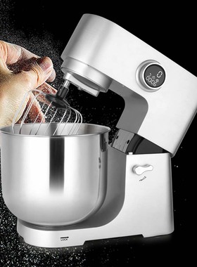 跨境专供 12升大容量金属铸造家用搅拌机和面机StandMixer 2000W