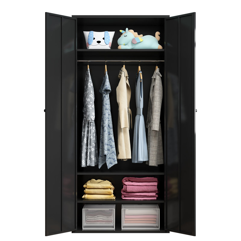 大家用卧室大容量美女的大铁皮推拉门分层多层隔板大衣橱,住宅家具,独立衣柜,淘宝优惠券,粉丝福利购,淘宝优惠卷