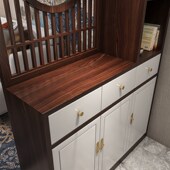 屏风客厅新沙发挡柜面新款 进门玄关柜入户正对门实木