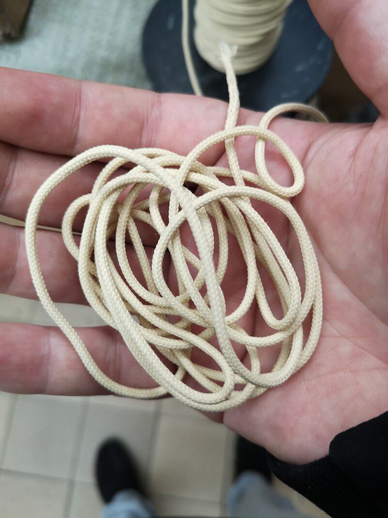 直径222mm竹帘卷帘木百叶窗拉绳芦苇帘拉绳,尼龙包芯拉绳