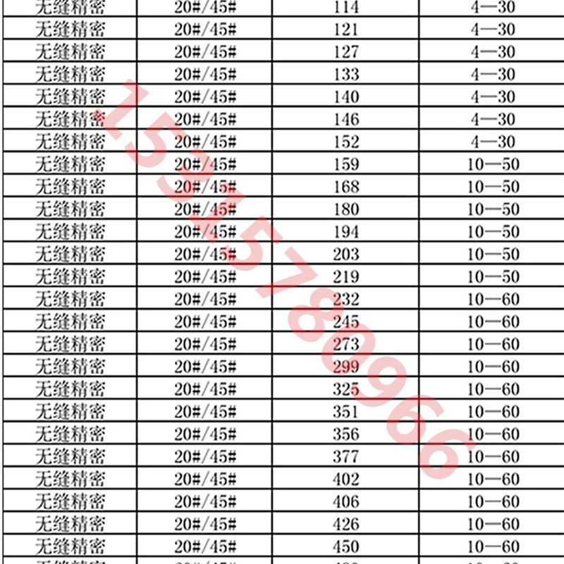 切割无缝钢管精密管大口径加厚壁管薄壁2cmo52号qmn