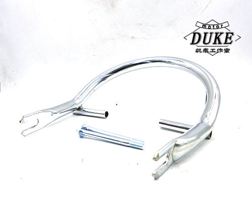 鑫源悠客复古改装尾翼型管 J嘉陵N后扶手后货架尾架