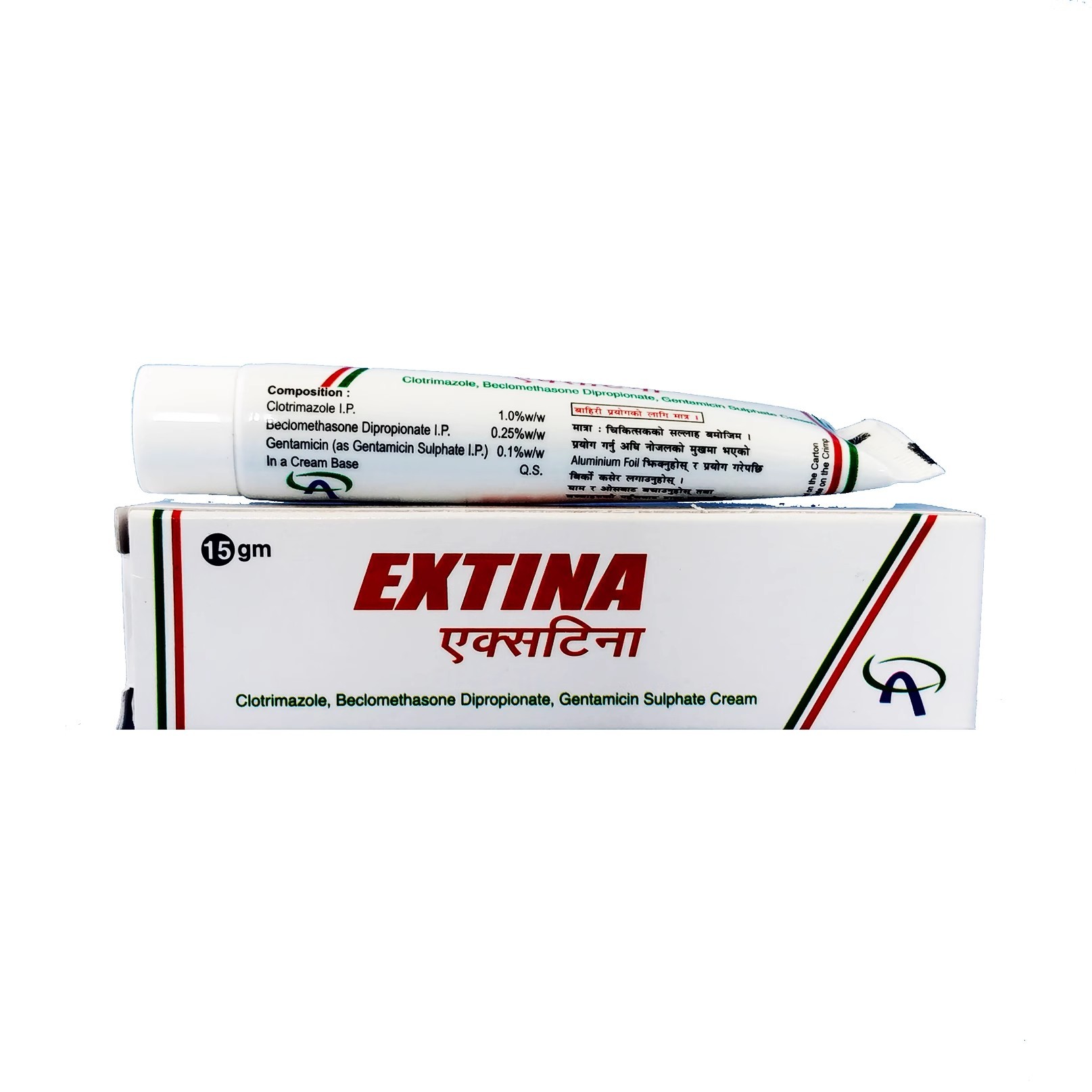 印度膏EXTINA过敏瘙痒皮肤癣鸡皮外用药膏15g/支