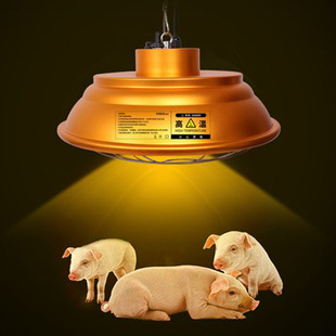 养殖场保温灯卤素养殖取暖灯 可调温度育雏加热灯养殖设备用品