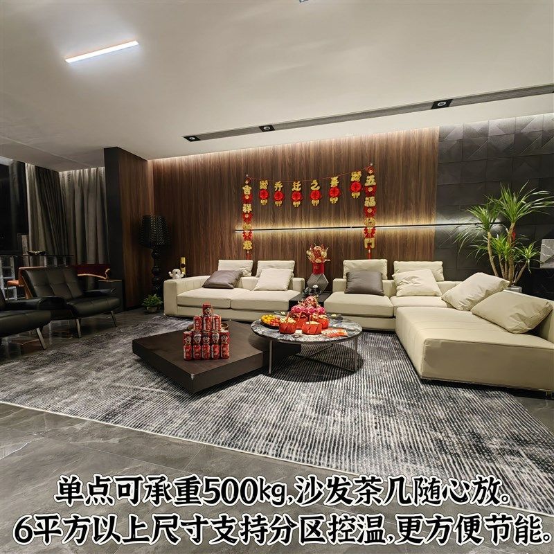 火跃石墨烯加热地毯客厅卧室电热地暖垫冬季取暖地热垫