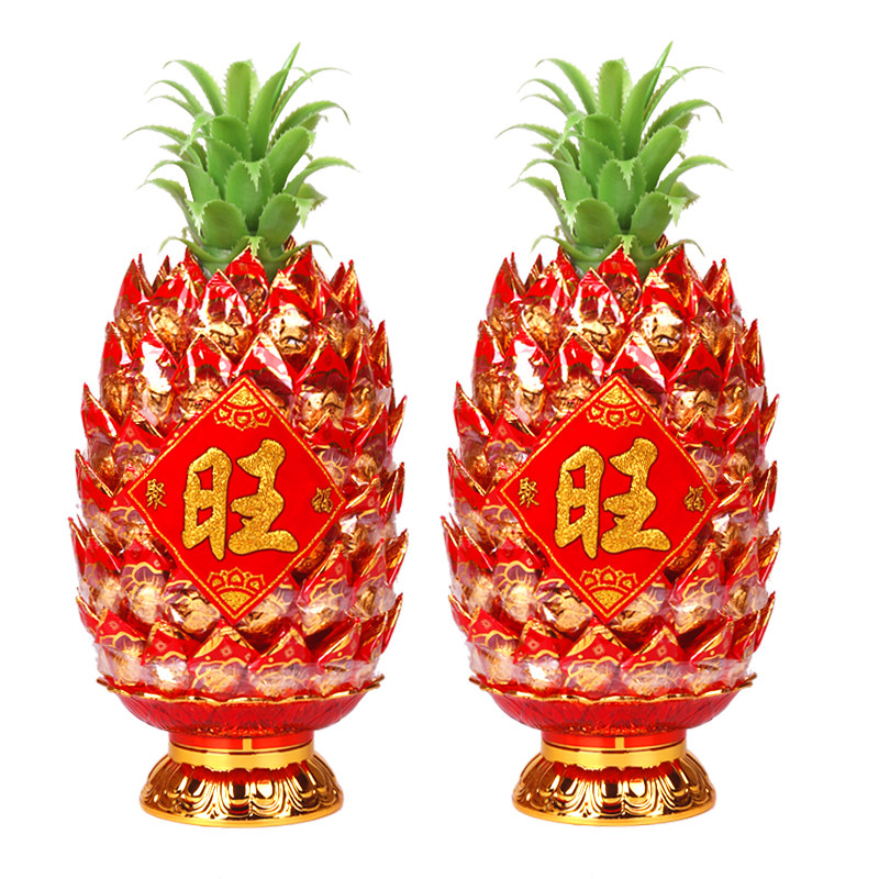 层菠萝糖塔礼佛品敬佛莲塔佛前用品酥糖七彩莲糖塔拜拜菠萝