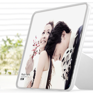 欧式分子 彩色儿童 寸寸白色 摆台相框 创意相框画框 含照片