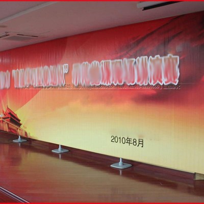 简快展架快速伸缩展架展板背景架屏风广告展架铝合金展示架北京