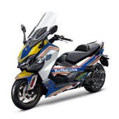 适用三阳摩车改装 纸车身全车画保护膜防水画