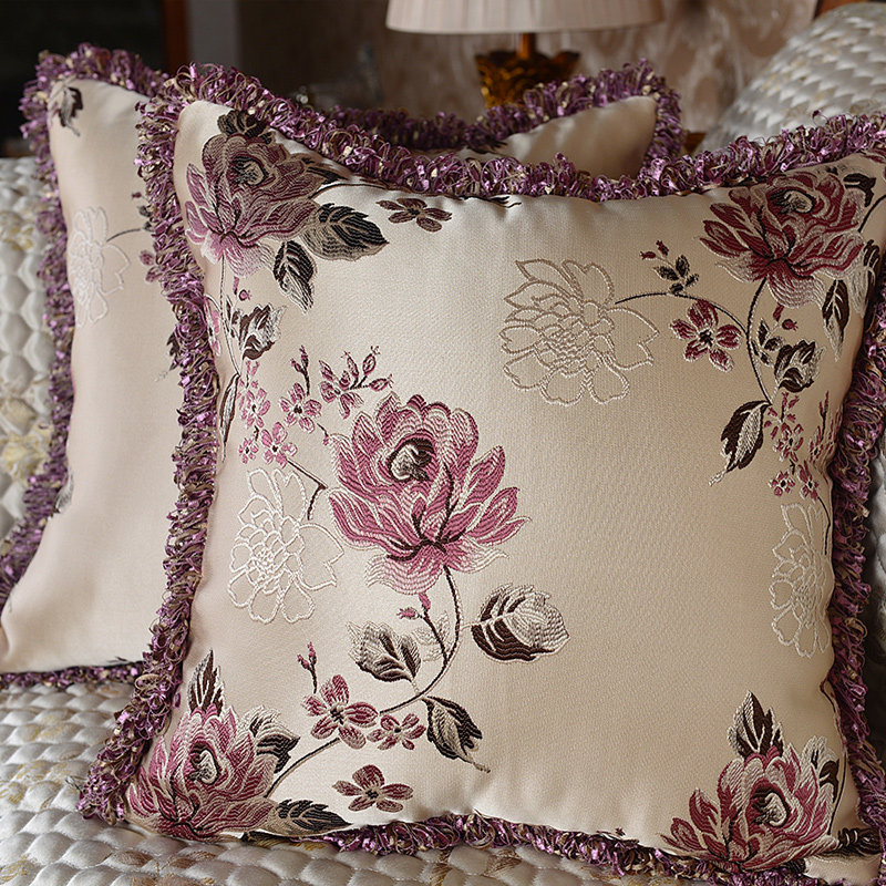 英伦风欧式田园亚麻棉麻抱枕汽车靠垫办公室腰垫沙发靠枕枕头