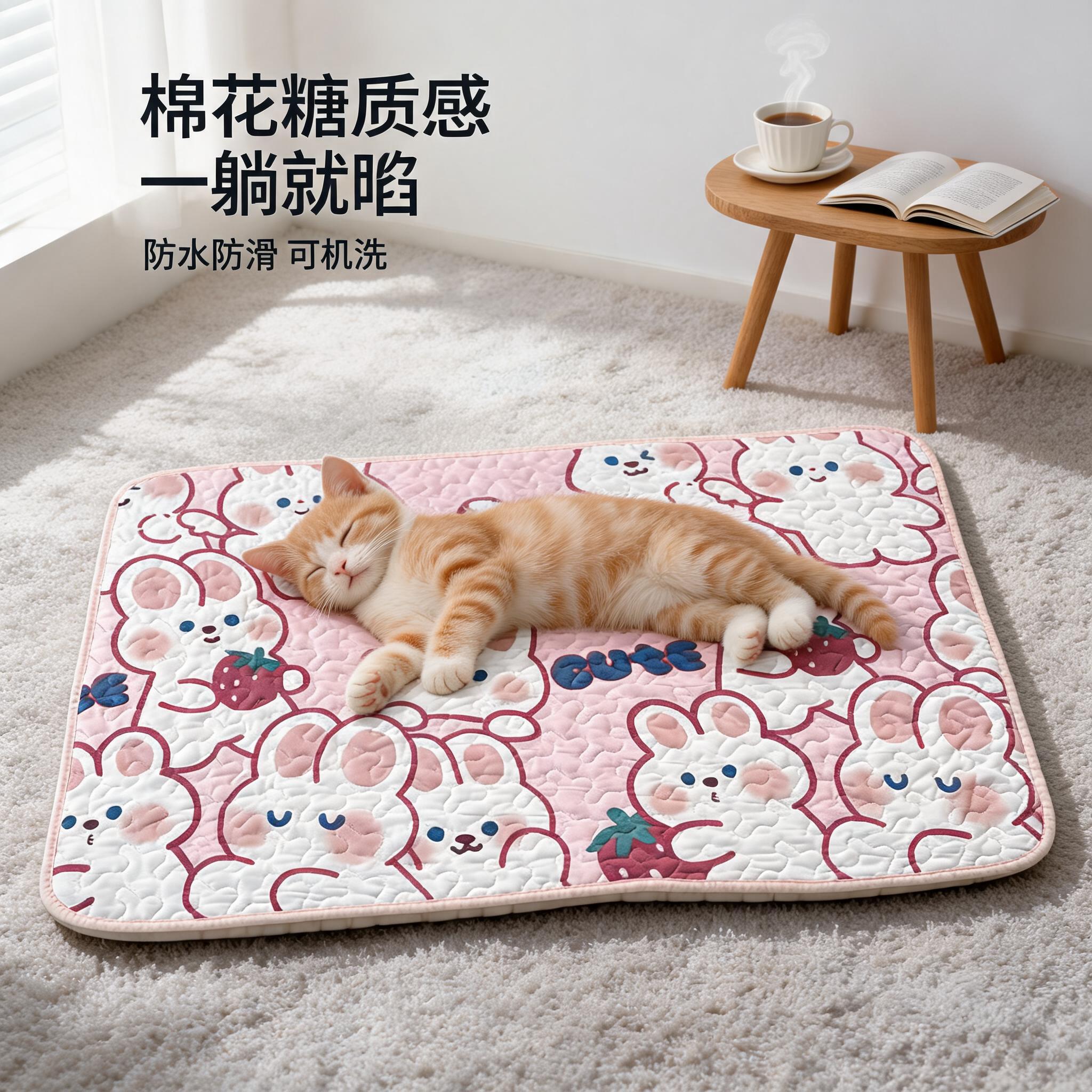厂家宠物地垫狗狗猫咪睡垫四季通