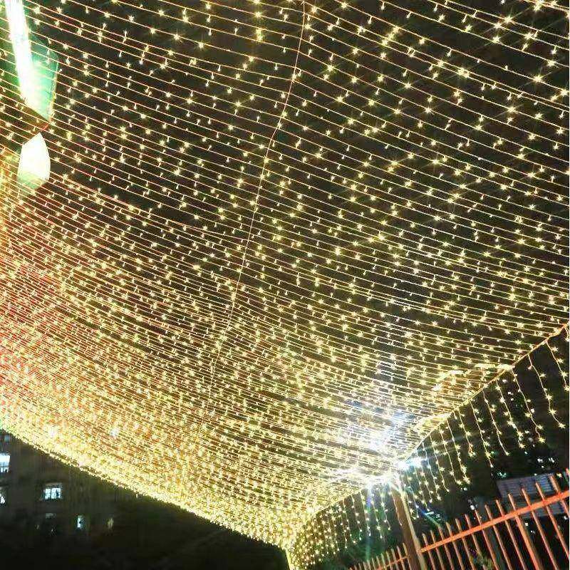 led满天星灯串彩灯闪灯装饰灯圣诞星星灯节日氛围户外露营灯