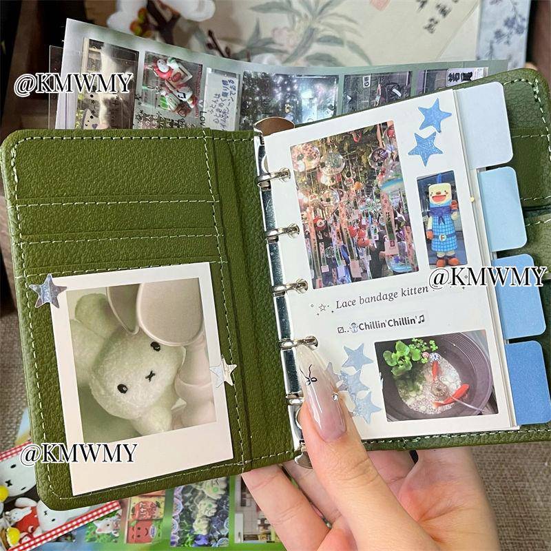 复古风m5手账本爆款橄榄绿ins学生日记计划本便携活页手账笔记本
