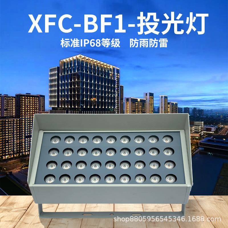 led投光灯户外防水庭院建筑亮化工程洗墙灯花园绿化别墅照树射灯