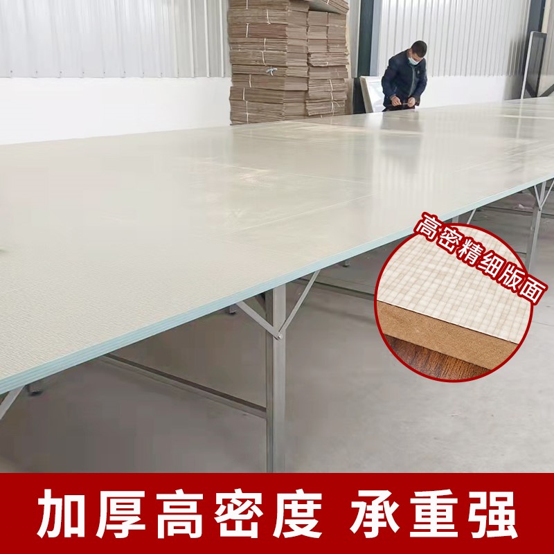 服装裁剪台裁牀台车间案板面板工作台检验桌打包台桌子可定制组合