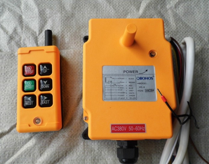 原厂欧邦豪石HS-6型工业遥控器无线遥控器行车电动葫芦遥控器