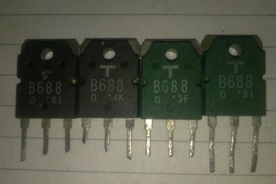 2SB688  B688进口拆机低频或音频放大开关管功率放大管B688冲钻价