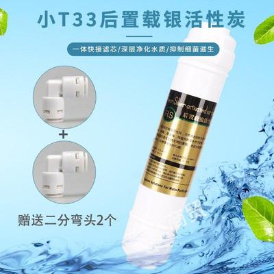 快接二分口小T33高品质RS后置载银活性炭净水机一道后置过滤