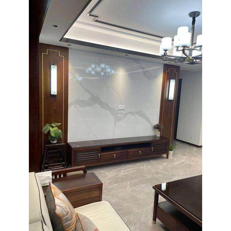 新中式护墙板实木电视背景墙烤漆装饰板客厅沙发床头格栅新款墙板,全屋定制,护墙板,淘宝优惠券,粉丝福利购,淘宝优惠卷