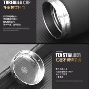 十二生肖矮胖不锈钢保温杯车载办公便携茶水分离S保温水杯长效保