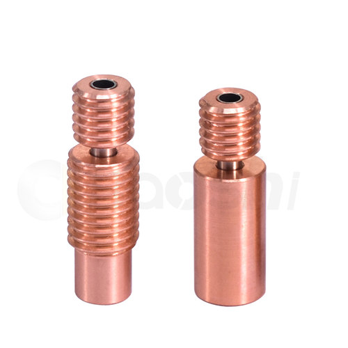 3D打印机配件 E3D V6红铜喉管 全金属铜合金耐高温 M7螺纹DIY套件