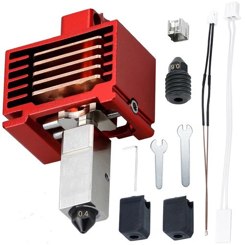 拓x1c/p1p竹子挤出头3.0升级硬化钢热端3D打印机高温可拆卸组件