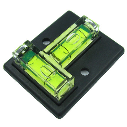 迷你小型水平尺双向水平泡珠T型水平仪塑料方形水泡尺寸50x40mm