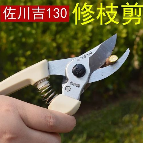 台湾进口修枝剪刀佐川吉剪枝剪果树园艺整枝剪花枝剪粗枝剪剪鲜花