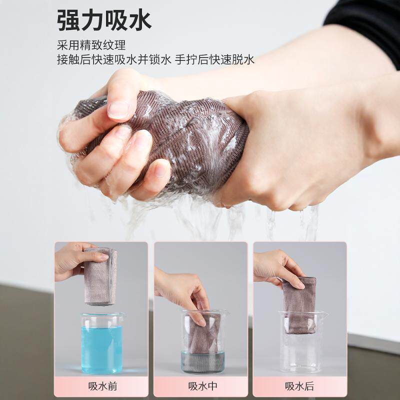 擦玻璃专用鱼鳞抹布无痕不留水渍神器家用窗户镜子加厚清洁布吸水
