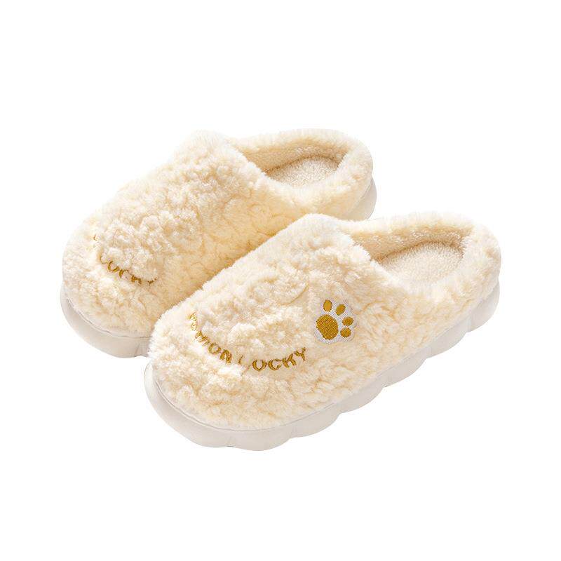 棉拖鞋女款冬季家居室内秋冬款女士新款男士厚底拖鞋儿童毛绒防滑