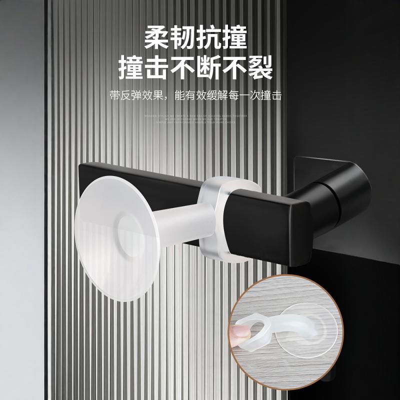 德国门吸免打孔新款硅胶门把手静音防撞垫卫生间卧室吸阻门后挡器