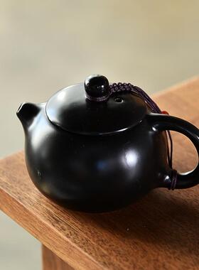 小茶壶一人用喝水壶过滤壶功夫茶具中式内置滤网单人单壶汝窑哥窑