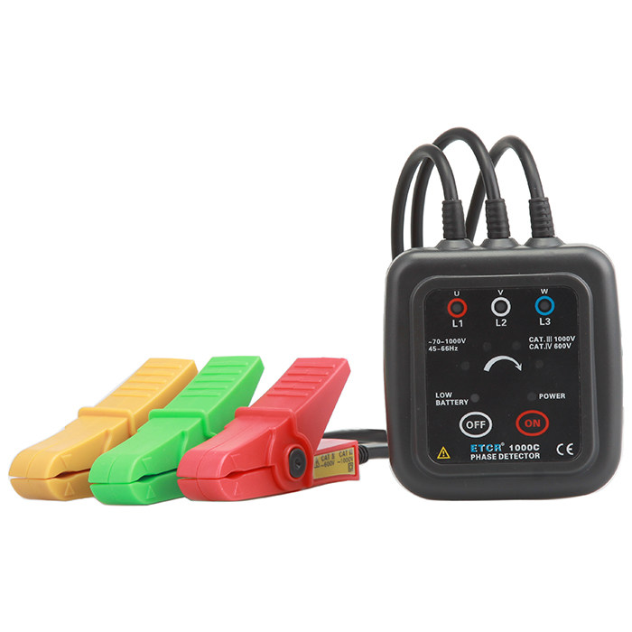 【广州铱泰相序仪表非接触检相器 ETCR1000C火线缺相断线位置