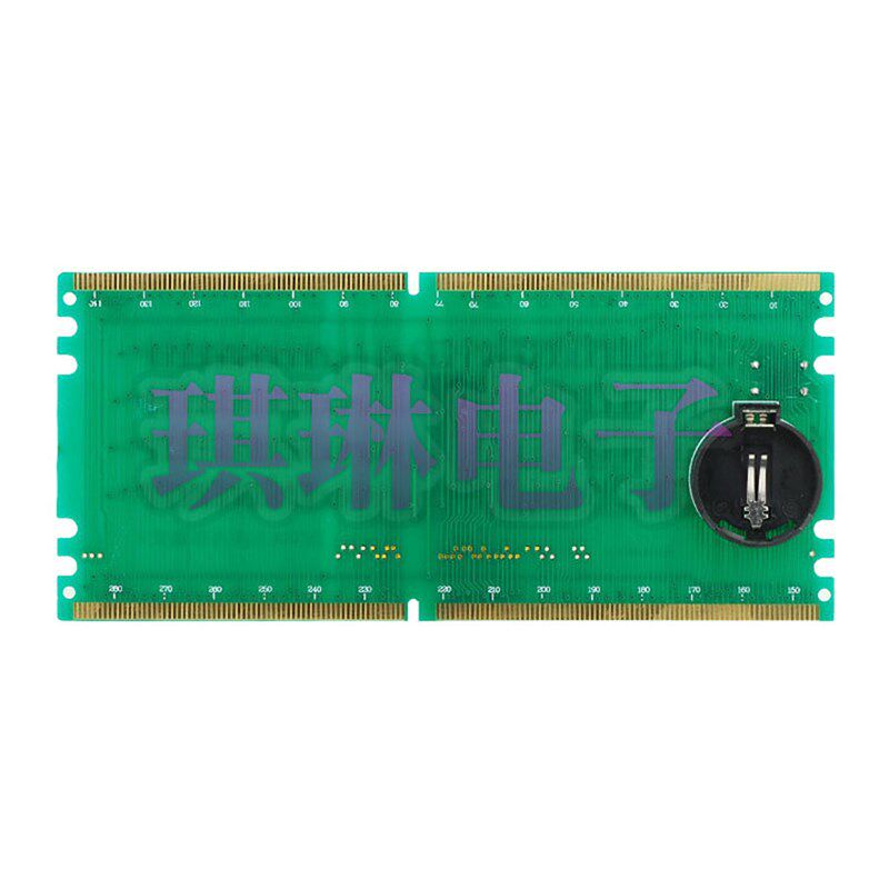 台式机DDR4内存带灯测试卡测试仪DDR4带灯假负载打阻值卡