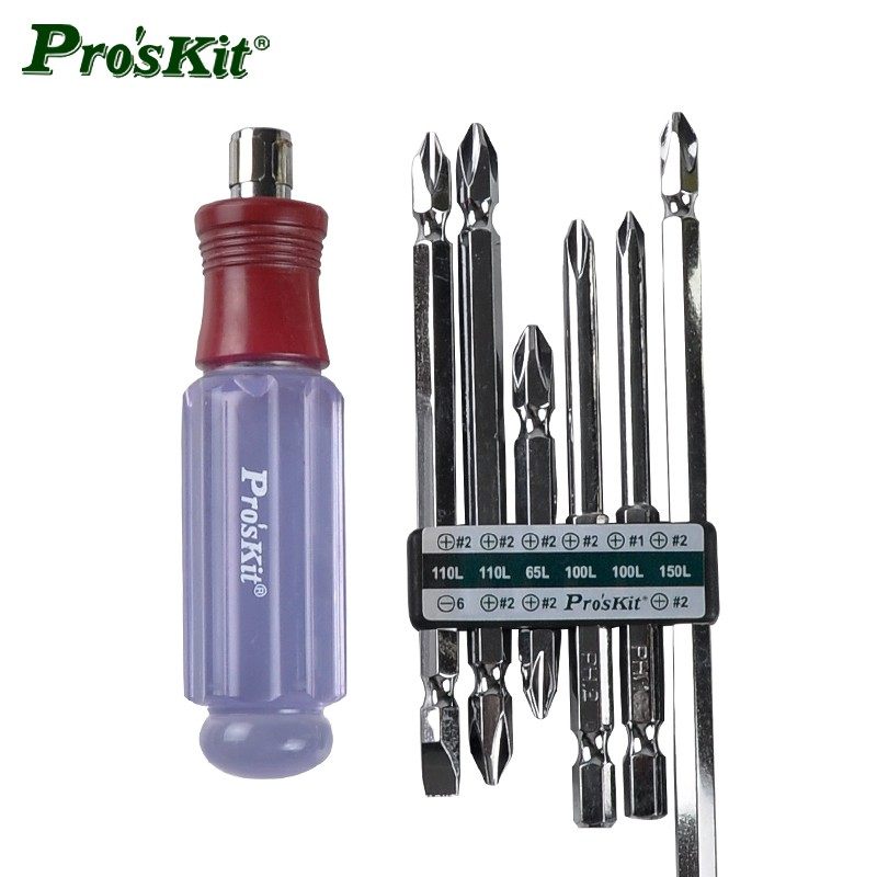 台湾宝工PROSKIT SW-9109D 7合1双头两用二用起子组螺丝批刀组套