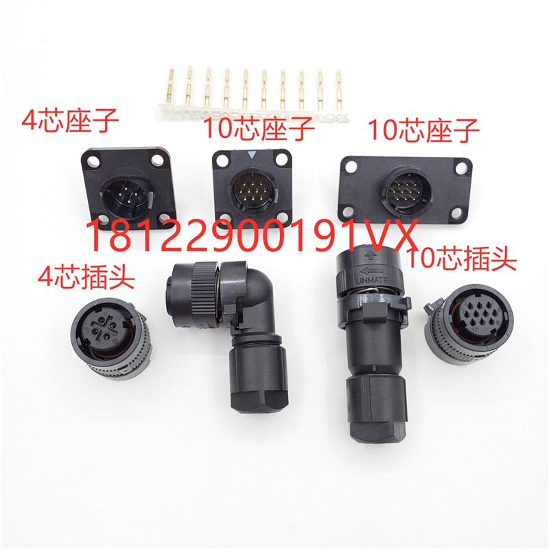 日本JAE 发那科编码器10芯插座10P JN2DS10SL1-R JN2AS10SL1-R