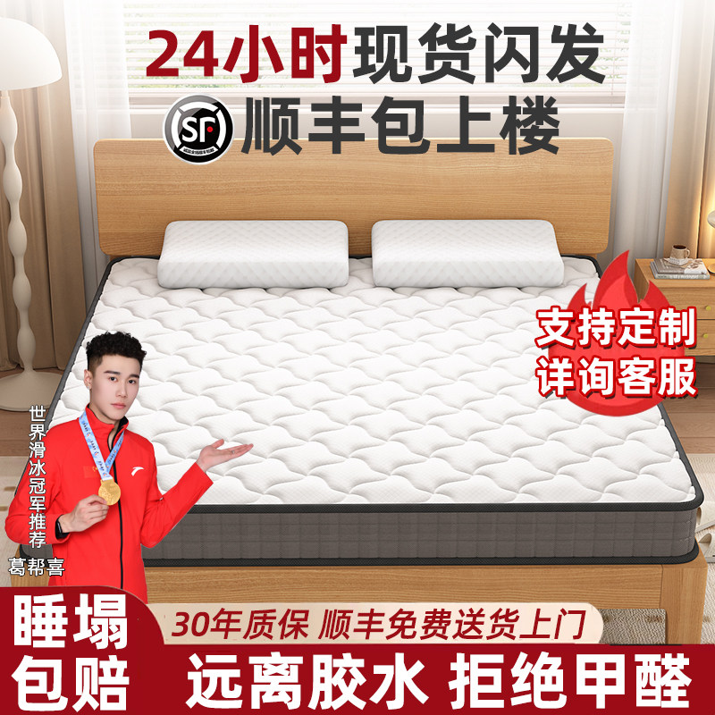 棕垫床垫硬垫子家用天然椰棕卧室1.5M可定制硬垫护腰护脊棕榈垫子