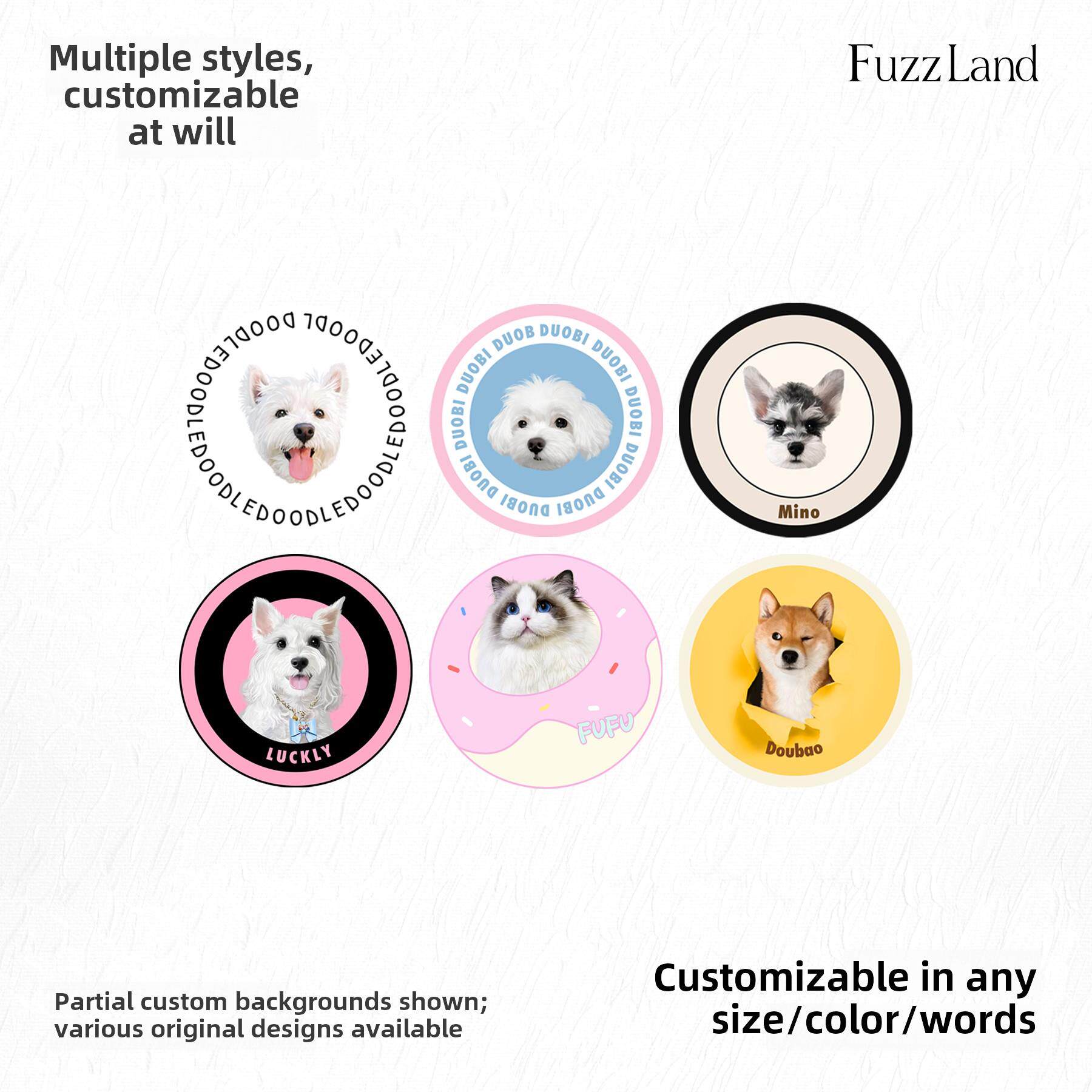 Fuzz宠手物制周边原创绘轻定奢牛奶绒地毯客厅卧CRX室猫咪狗意礼